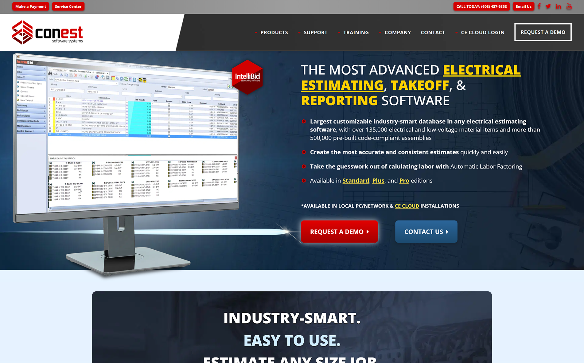 Conest Software Systems Website Thumbnail