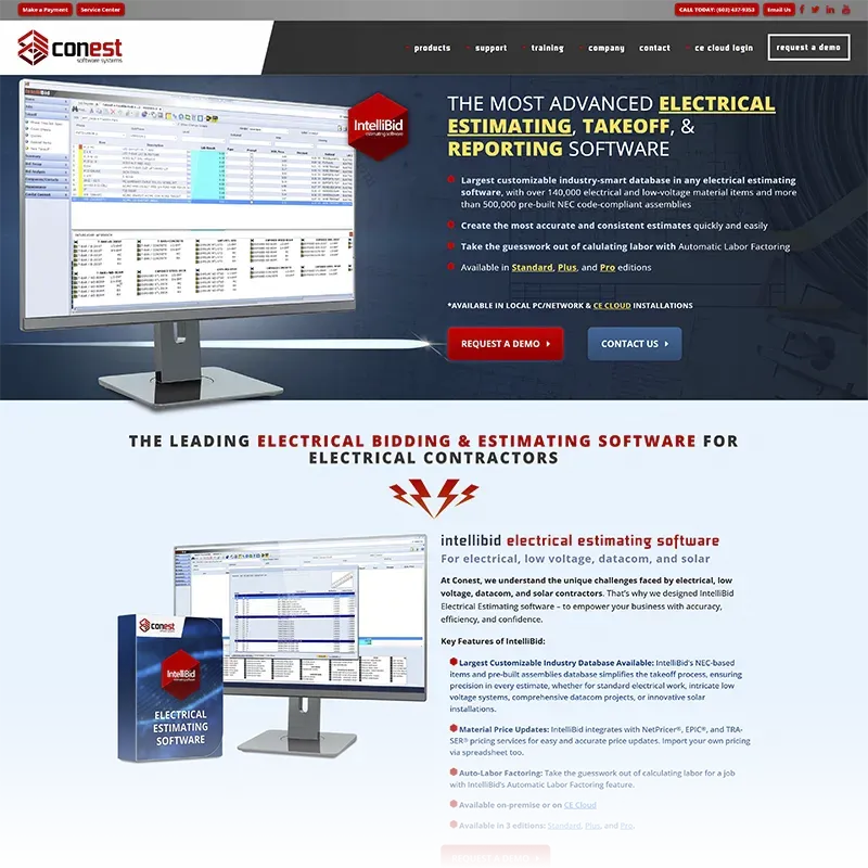 Conest Software Website Thumbnail