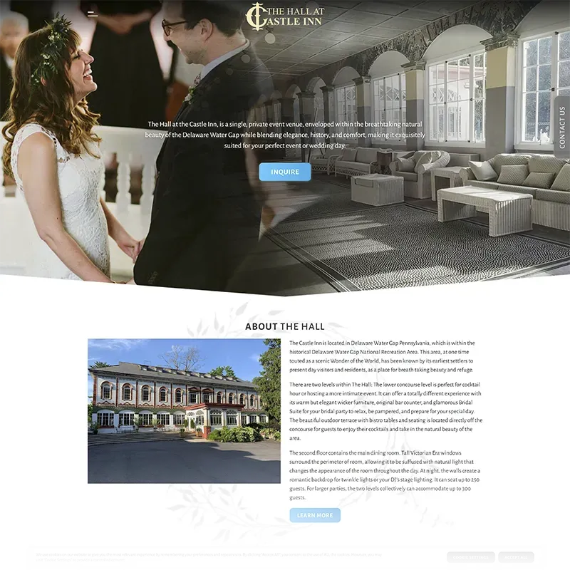 Hall at Castle Inn Website Thumbnail