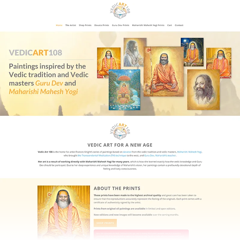 Vedic Art 108 Website Thumbnail